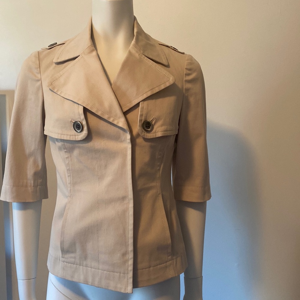 Carlisle Jacket 3/4 Sleeve Snap front Size 4 Exc Shape